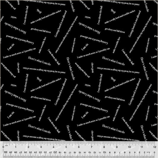 Eloise from Windham Fabrics - 1/2 Yard Eloise Says - Phrases from Eloise