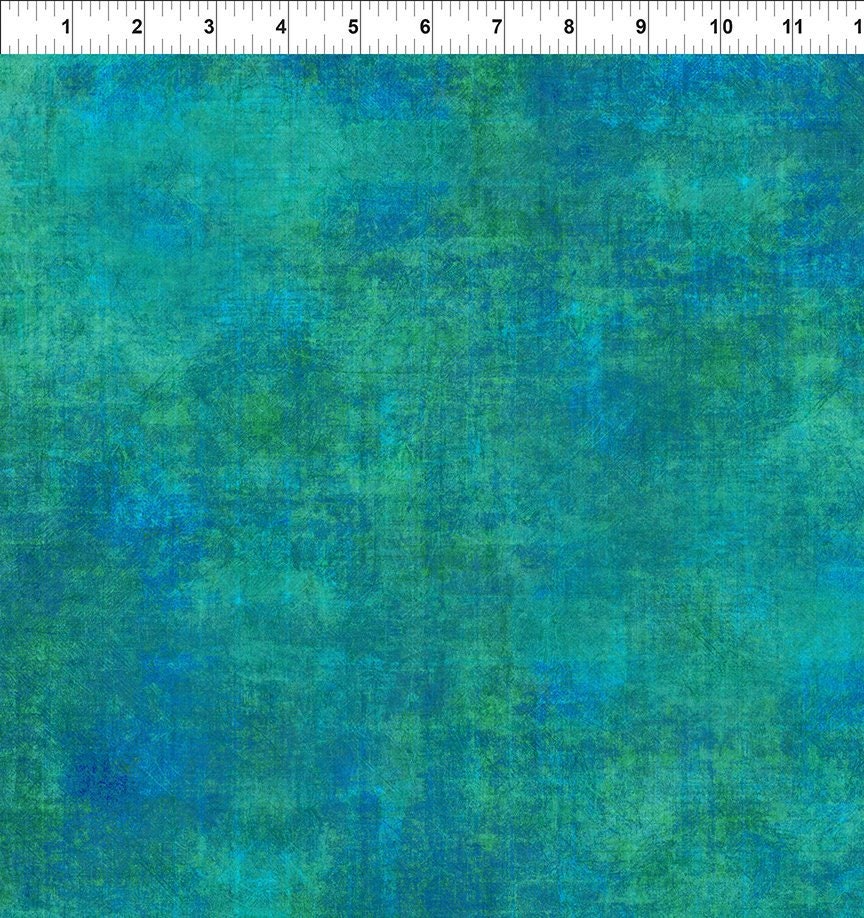 Halcyon Tonal from In the Beginning Fabrics - 1/2 Yard Dark Teal Blender - 12HN5