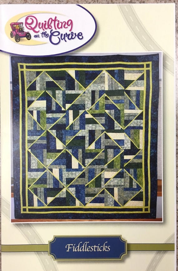 Fiddlesticks from Quilting on the Curve - Quilt Pattern - 5 Size Options