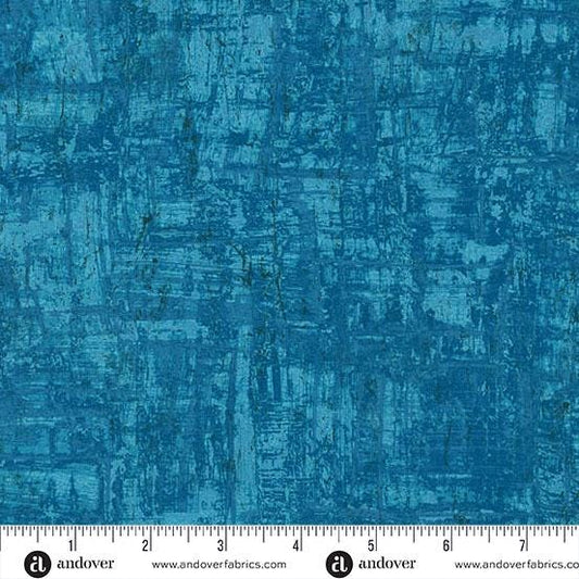 Nitty Gritty by Jordan Fabrics for Andover - 1/2 Yard Bondi Blue Blender - A-1434-T1