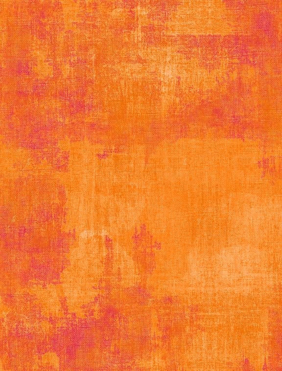 Dry Brush from Wilmington Prints - Half Yard Orange Peel Blender - Orange Blender - 833
