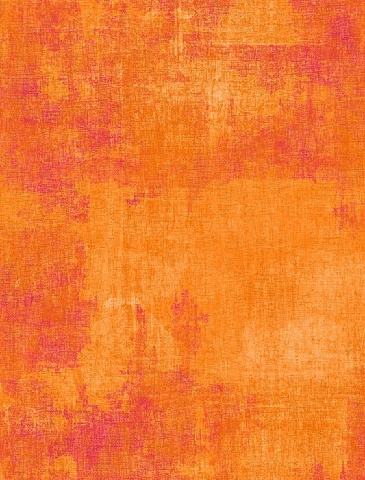 Dry Brush from Wilmington Prints - Half Yard Orange Peel Blender - Orange Blender - 833