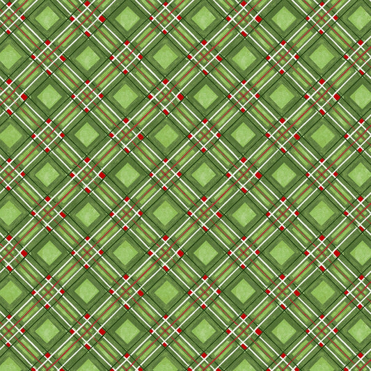 Holiday Greetings from Windham Fabrics - 1/2 Yard Forest Festive Plaid