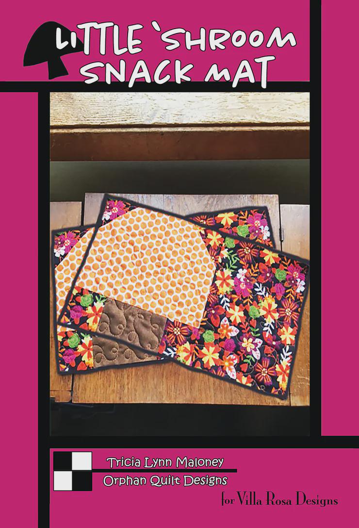 Little 'Shroom Pattern from Villa Rosa Designs - Snack Mat Quilt Pattern