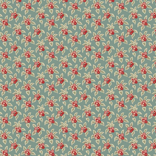 Plumeria in Aquamarine from Tradewinds by Renee Nanneman for Andover Fabric - Half Yard - A-813-T