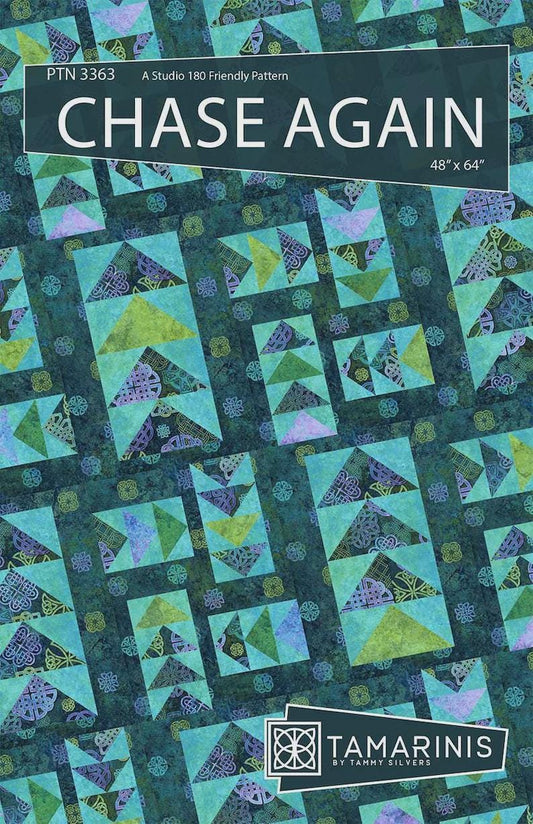 Chase Again Quilt Pattern from Tamarinis - 48" x 64" Panel Quilt Pattern