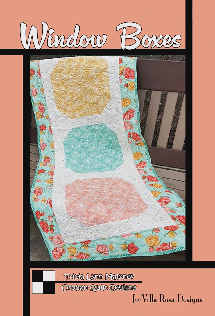 Window Boxes Pattern from Villa Rosa Designs - Quilt Pattern