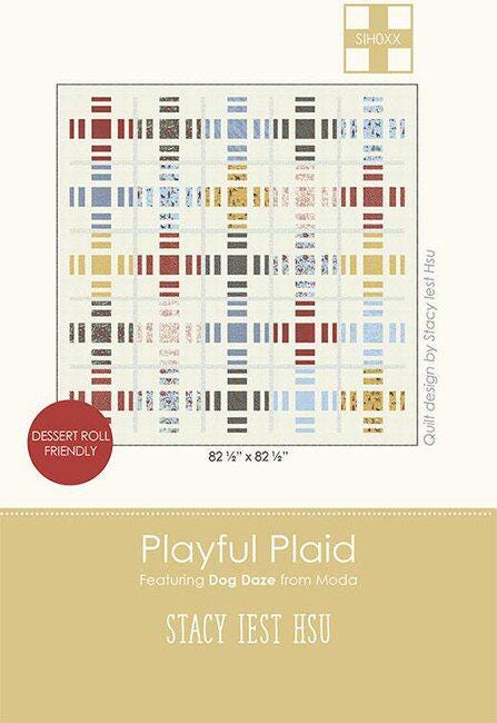 Playful Plaid Quilt Pattern from Stacy Iest Hsu - Advanced Beginner Quilt