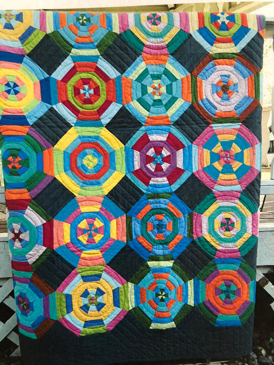 Itsy Bitsy Spider Quilt Pattern from Sadie Ann for Joined at the Hip - 59 1/2" x 69 1/2"