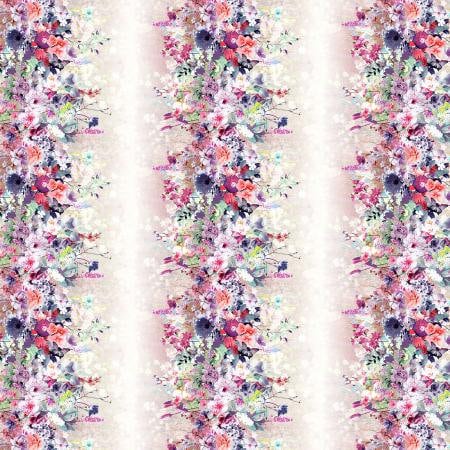 Bouquet Digiprint from RJR Fabrics - 1/2 Yard Pink Petal Path