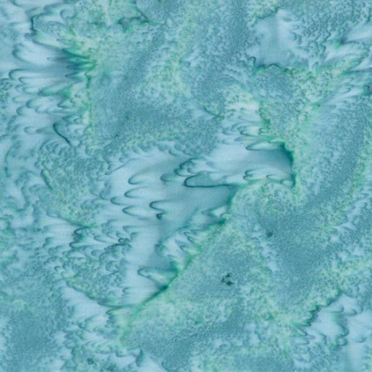 Big Sur from Bali Water Colors for Hoffman Fabrics - 1/2 Yard - 1895-550 - Blue Grey Batik Blender