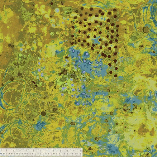 Spotted Graffiti by Marcia Derse for Windham Fabrics - 1/2 Yard Land + Pond Modern Cotton