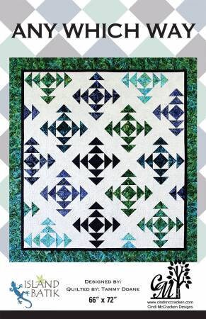 Any Which Way Pattern by Cindi McCracken Designs - Finished Size  66" x 72"