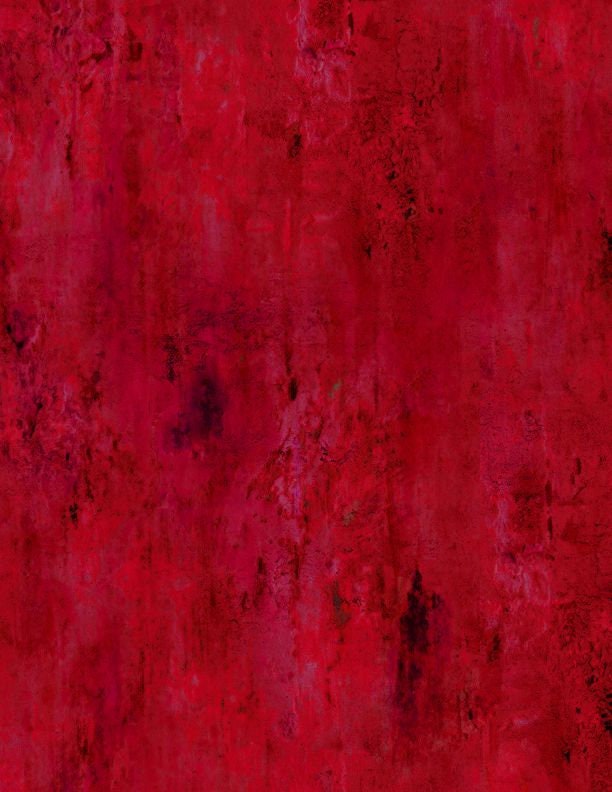 Essentials Vintage Texture from Wilmington Prints - Half Yard Red Distressed Blender - 89233-333
