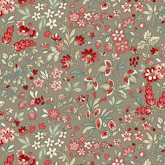 Tropical in Stormcloud from Tradewinds by Renee Nanneman for Andover Fabric - Half Yard - A-809-C