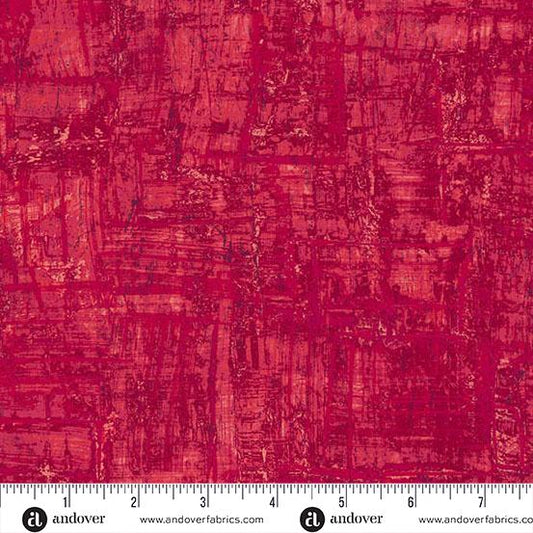 Nitty Gritty from Jordan Fabrics for Andover - 1/2 Yard Red Blender - A-1434-R