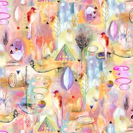 Painted Allover from Awakening for PB Textiles - 1/2 Yard
