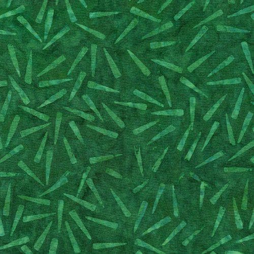 Points in Teal Jade from Squiggles Dots and Lines for Island Batik- 1/2 Yard