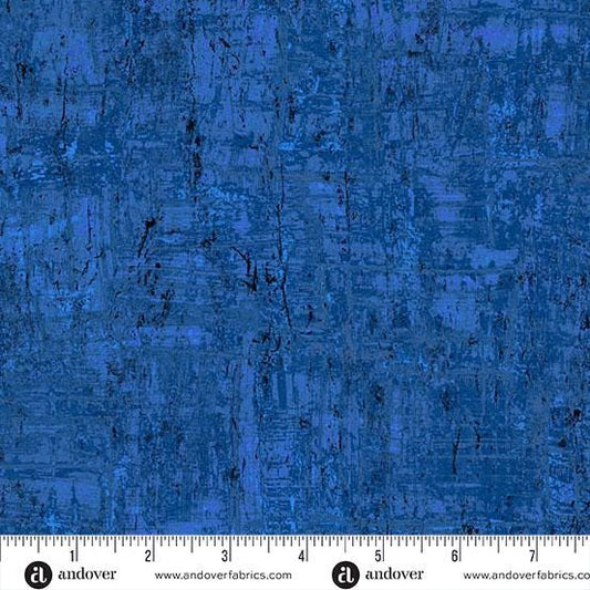 Nitty Gritty from Andover Fabrics - 1/2 Yard Cobalt Blue Blender - A-1434-B