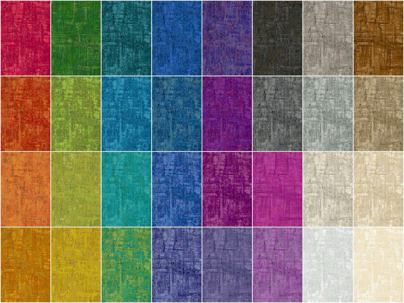 Nitty Gritty Jelly Roll Strips for Andover Fabrics - (40) 2.5" x WOF Strips Textured Blender
