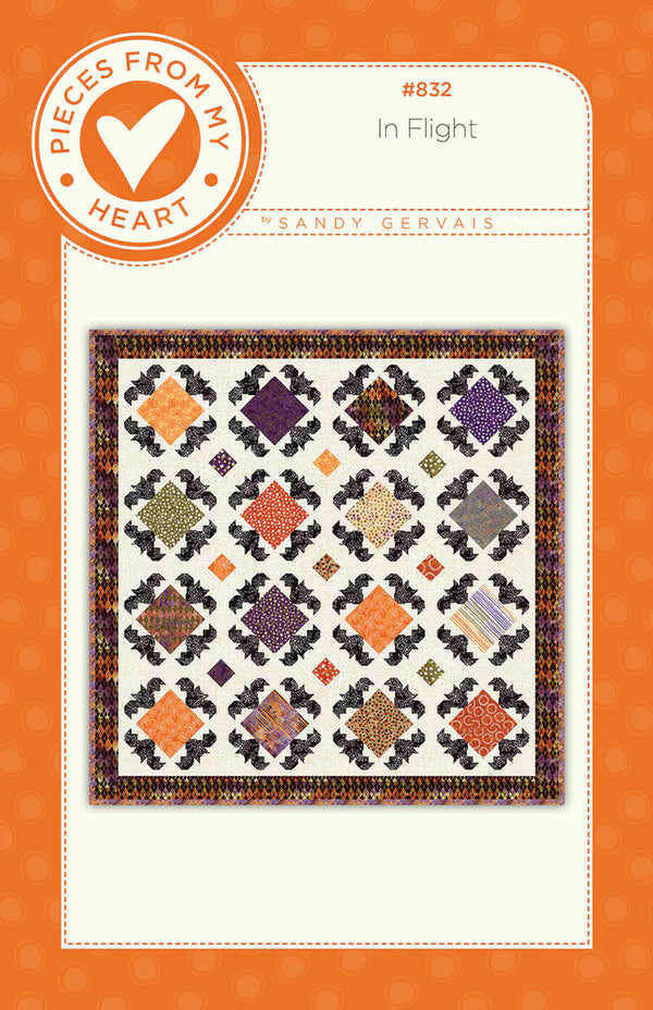 In Flight #832 by Sandy Gervais for Pieces from My Heart - Quilt Pattern
