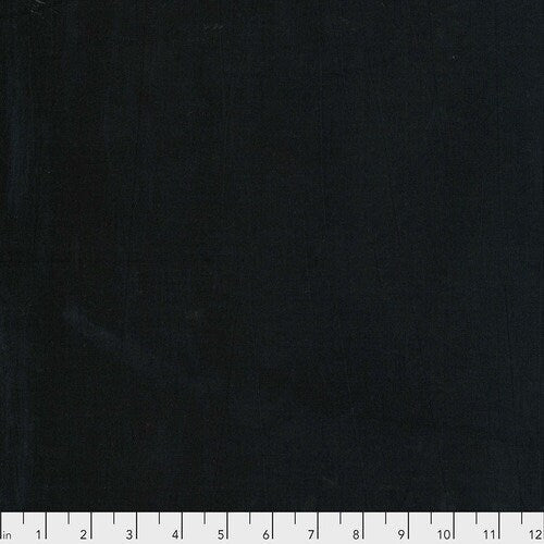 Hand Crafted Cottons by Jane Sassaman for Free Spirit Fabrics - 1/2 Yard Jet Black Blender