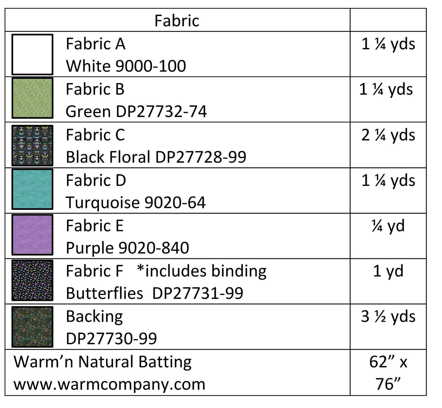 Radiance Quilt Pattern from Tamarinis - 54" x 68" Confident-Beginner Quilt Pattern