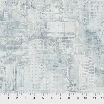 City Harbor by Deborah Edwards and Melanie Samra for Northcott Fabrics- 1/2 Yard Faded City Scape