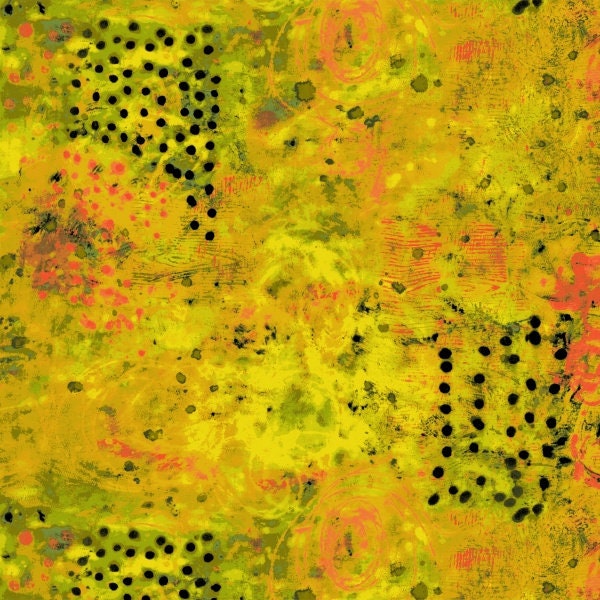 Spotted Graffiti by Marcia Derse for Windham Fabrics - 1/2 Yard Golden Hour Modern Fabric