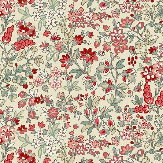 Tropical in Albacore from Tradewinds by Renee Nanneman for Andover Fabric - Half Yard - A-809-L