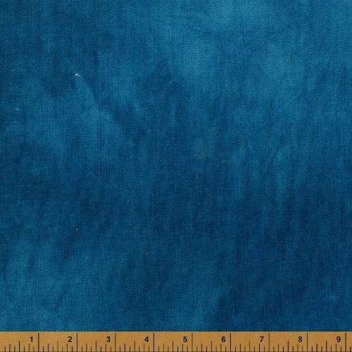 Dark Teal from Palette by Marcia Derse for Windham - Half Yard Dark Blue Blender - 37098-28