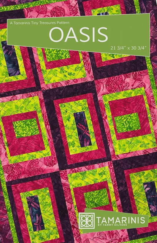 Oasis Quilt Pattern from Tamarinis - Confident-Beginner Quilt Pattern