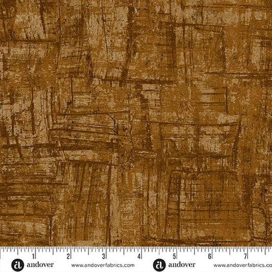 Nitty Gritty by Jordan Fabrics for Andover - 1/2 Yard Squirrel - Brown Blender - A-1434-N4