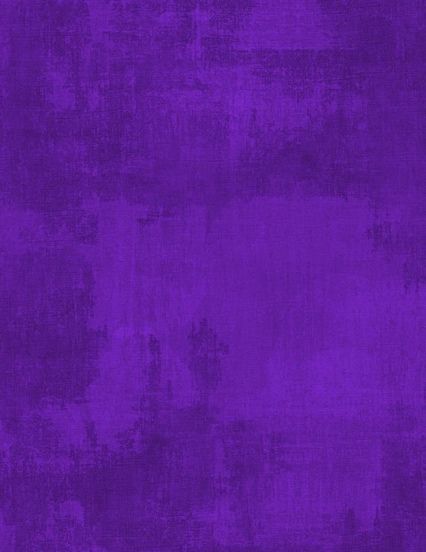Essentials Dry Brush from Wilmington Prints - Half Yard Amethyst Purple Blender - 89205-606