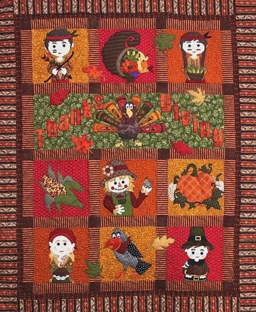 Thanksgiving by Quilture - Quilting Pattern - 62" x 50"