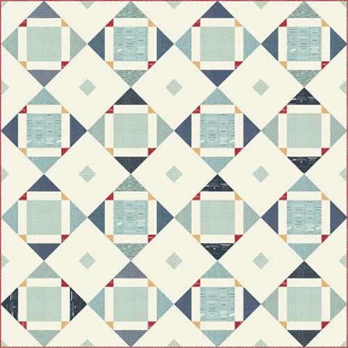 Bliss Quilt Pattern from Sweetwater - 80" x 80" Modern Quilt Pattern