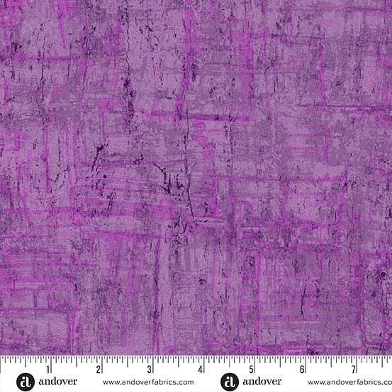 Nitty Gritty by Jordan Fabrics for Andover - 1/2 Yard Amethyst - Purple Blender - A-1434-LP