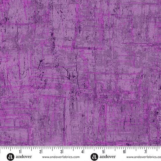 Nitty Gritty by Jordan Fabrics for Andover - 1/2 Yard Amethyst - Purple Blender - A-1434-LP