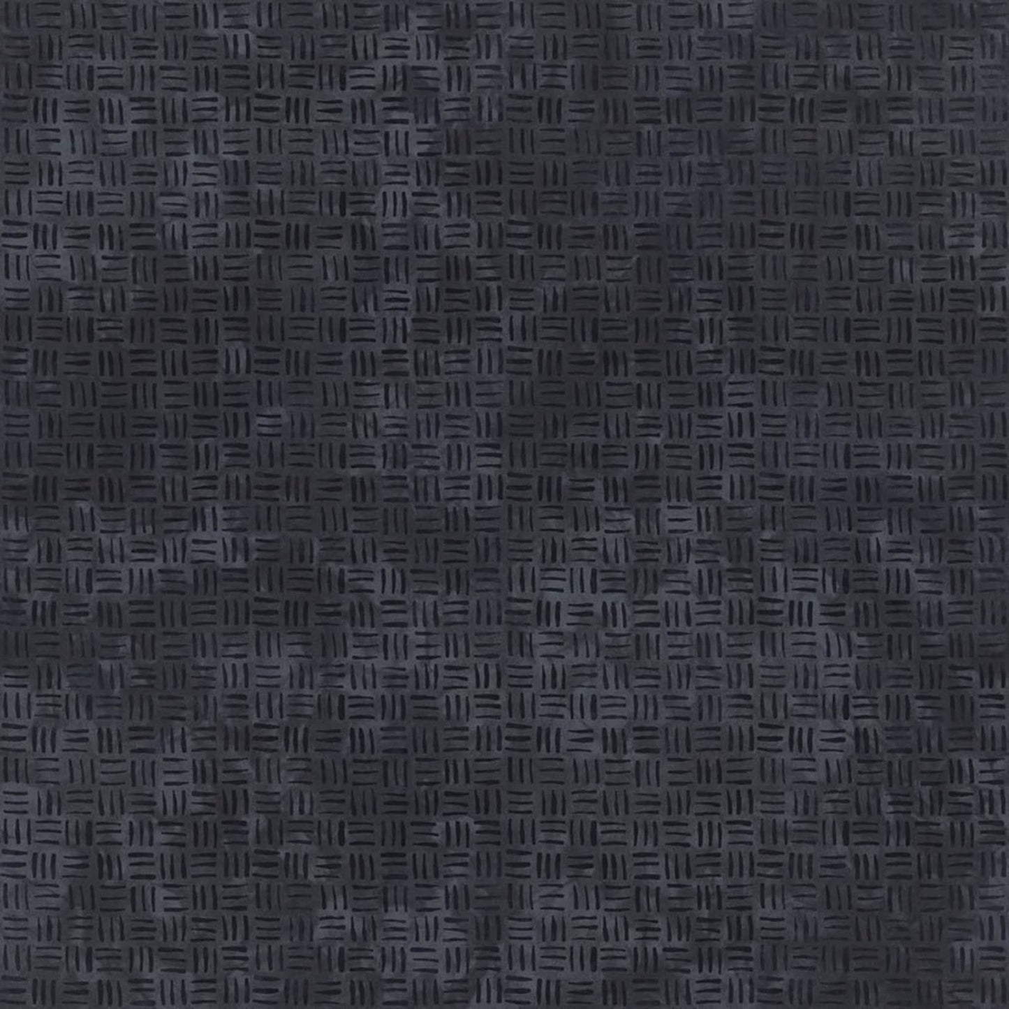25% Off - Grand Lake by Janine Burke for River's Bend - Half Yard Modern Basketweave Black on Dark Gray