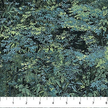 Moonlight Kisses from Northcott Fabrics - 1/2 Yard Trees, Foliage