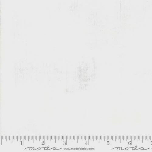 Grunge by BasicGrey for Moda Fabrics - Half Yard Soft Clear Water - White Distressed Blender