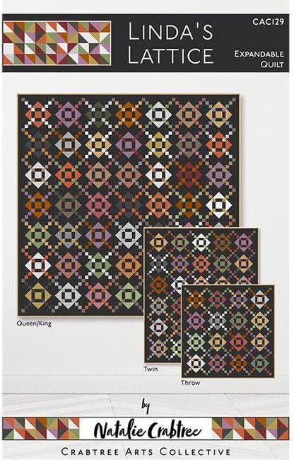 Linda's Lattice Quilt Pattern from Crabtree Arts - Beginner Friendly, Variable Size