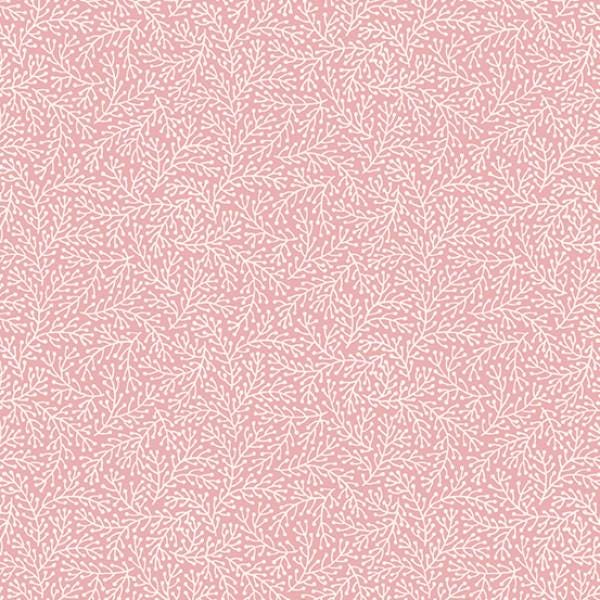 Fern Pink from Tangent by Andover Fabrics - 1/2 Yard - Modern Floral