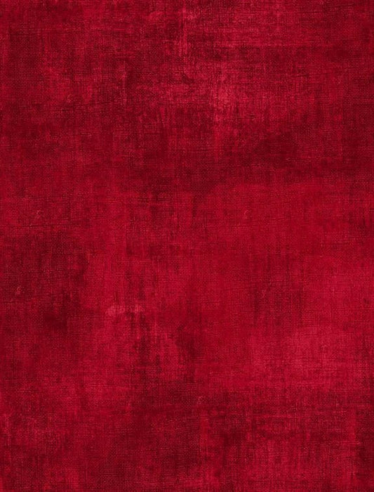 Dry Brush from Wilmington Prints - Half Yard Cherry Red Blender - 399