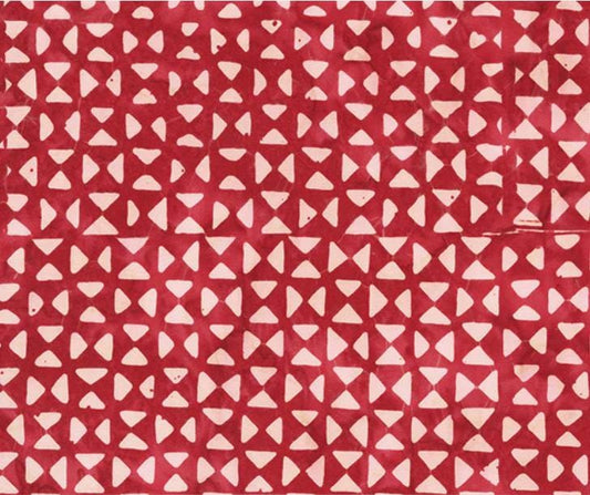 Pattern Palace in Ruby from Stenographers Notebook by Marcia Derse for Windham Fabrics - 1/2 Yard -