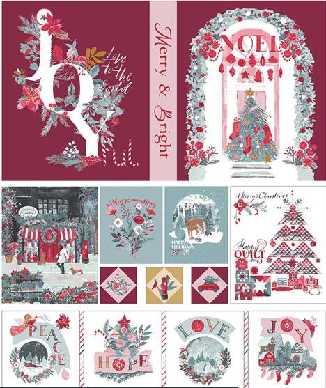 Adventale from Art Gallery - 1 Yard Panel - Merry Everything