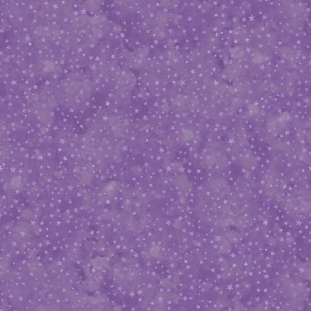 Spooky Hallow from Maywood Studios - 1/2 Yard Starry Night Purple - Halloween Purple