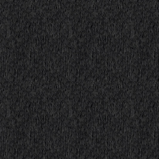25% Off - Alfie from Windham Fabrics - 1/2 Yard Black Scratch Digital - Black Striated Blender