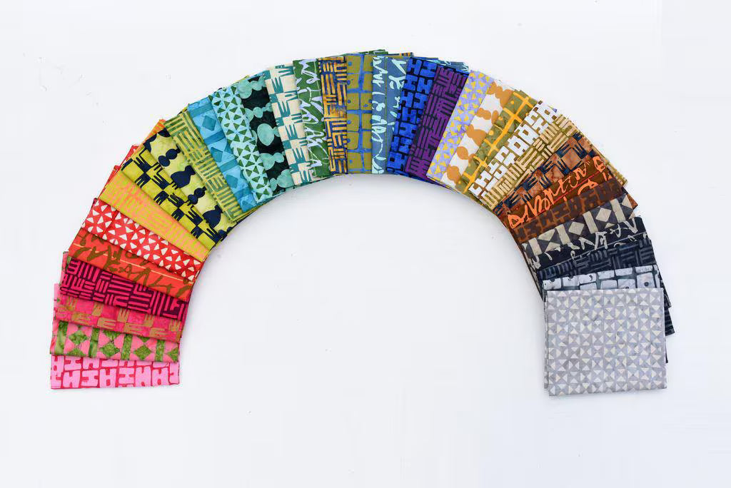 Stenographer's Notebook Fat Quarter Bundle by Marcia Derse for Anthology Fabrics- 34 Fabrics