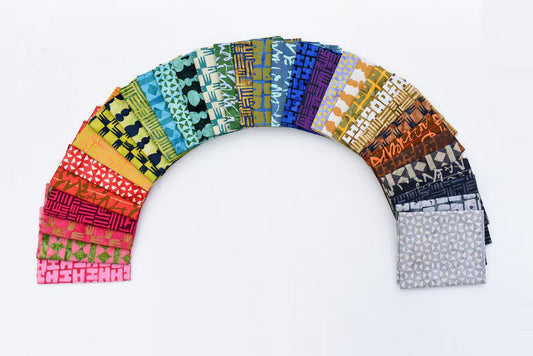 Stenographer's Notebook Fat Quarter Bundle by Marcia Derse for Anthology Fabrics- 34 Fabrics